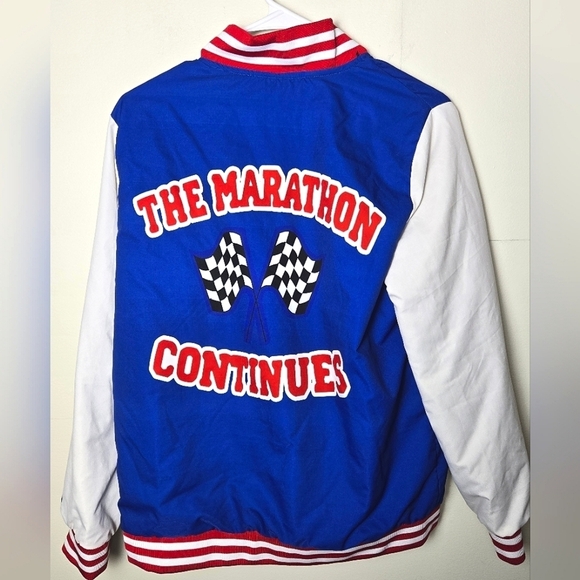 Rare! Men's Nipsey Hussle The Marathon Continues Letterman Snap Jacket, Medium - Picture 3 of 4